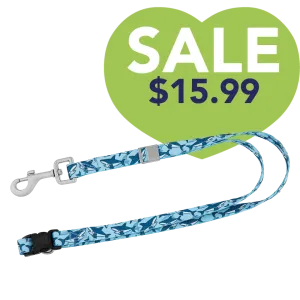 24" Polyester Loop Blue Sharks by Groom Loop
