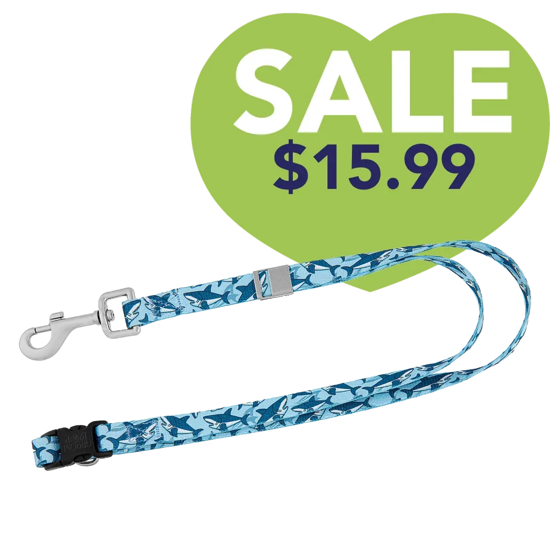 24" Polyester Loop Blue Sharks by Groom Loop