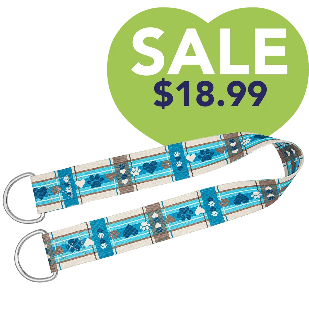 32" Belly Band Paws & Plaid by Groom Loop
