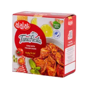 AlAlali Tuna Flakes With Italian Sauce 160g -24x160g (1 Carton)