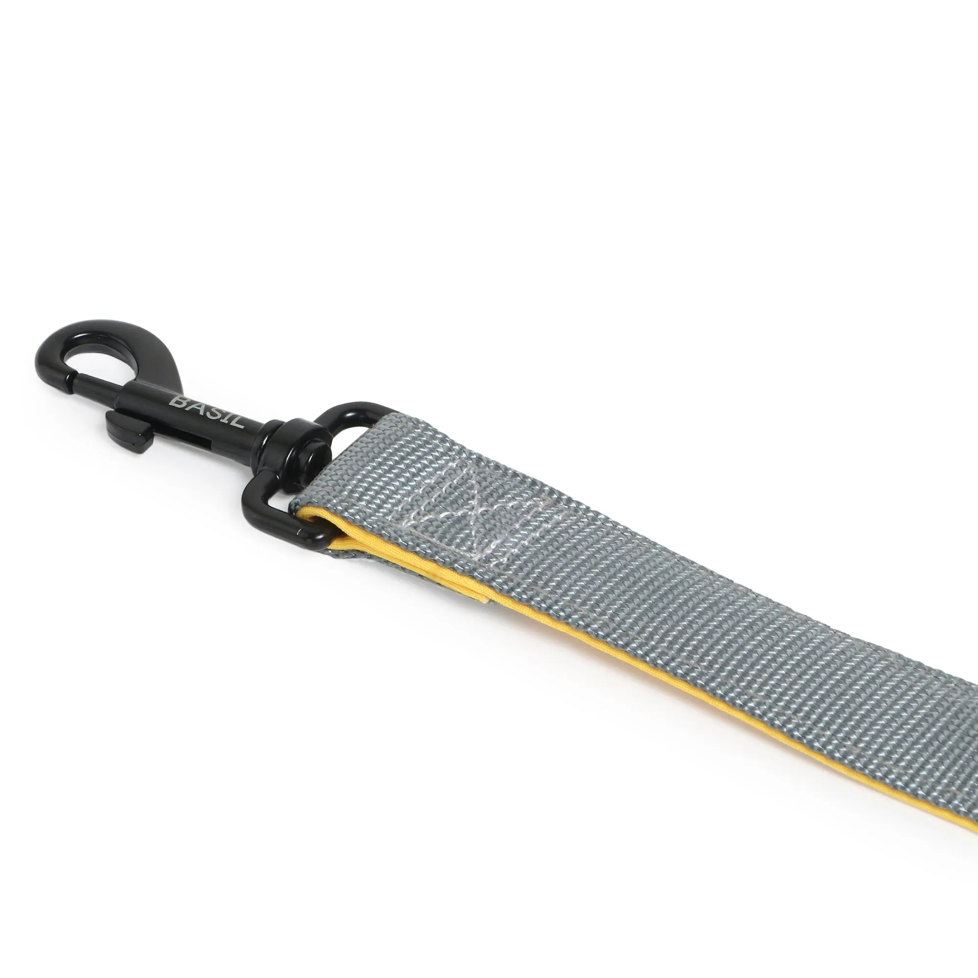 Basil Padded Dog Leash – Grey, Soft Handle with Comfortable Grip for Walking and Training Dogs of All Sizes