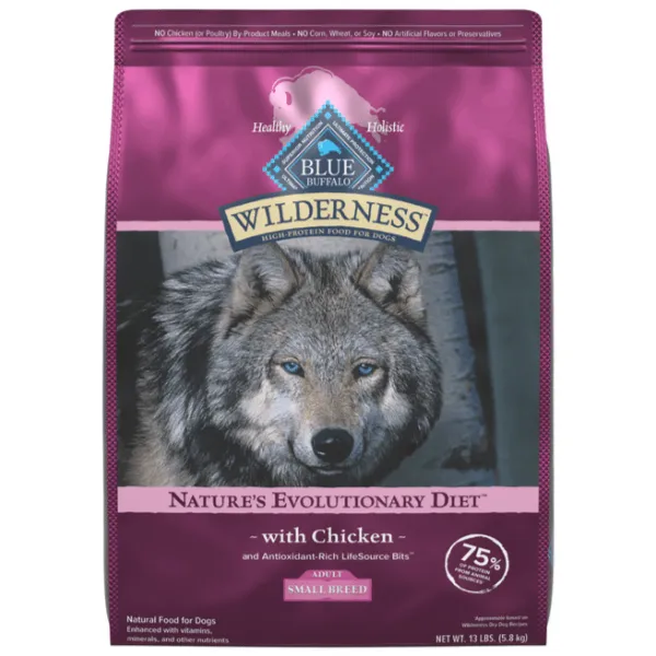 BLUE Wilderness Small Breed Chicken Recipe with Grains Dry Dog Food