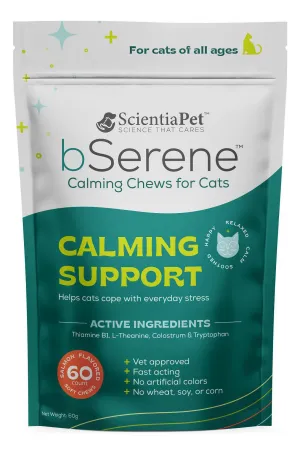 bSerene Calming Support Chews for Cats