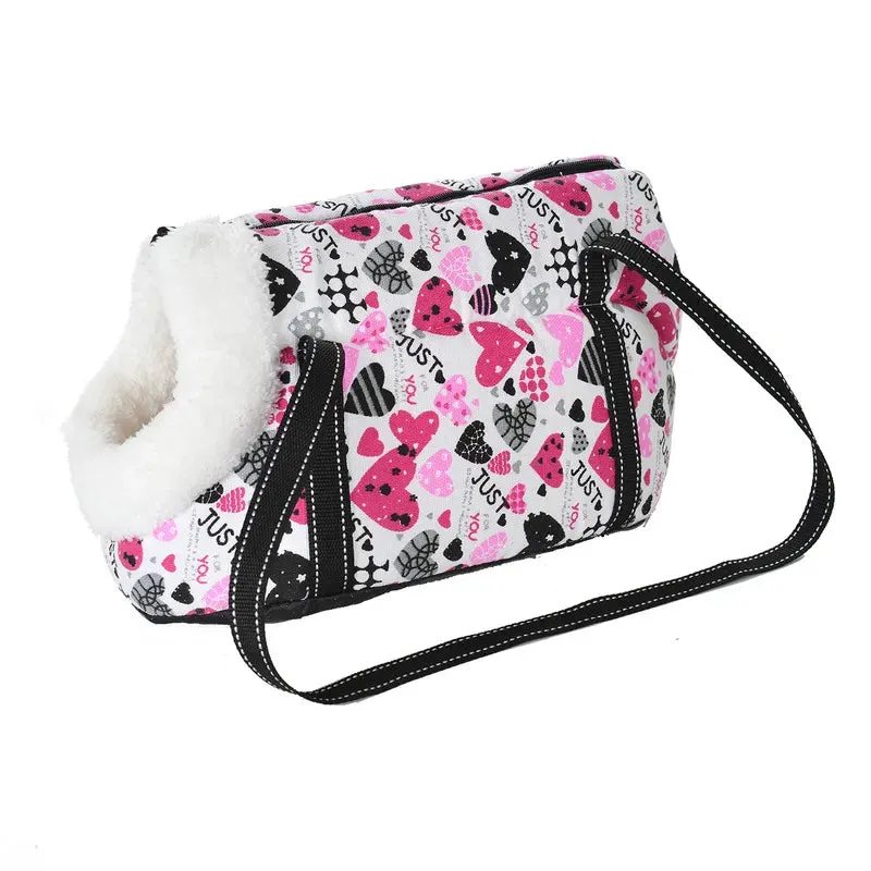 Cozy and Classic Pet Carrier: Stylish Outdoor Travel Backpack for Small Dogs, Cats, and Puppies - Perfect for Chihuahuas, Pugs, and On-the-Go Pet Adventures