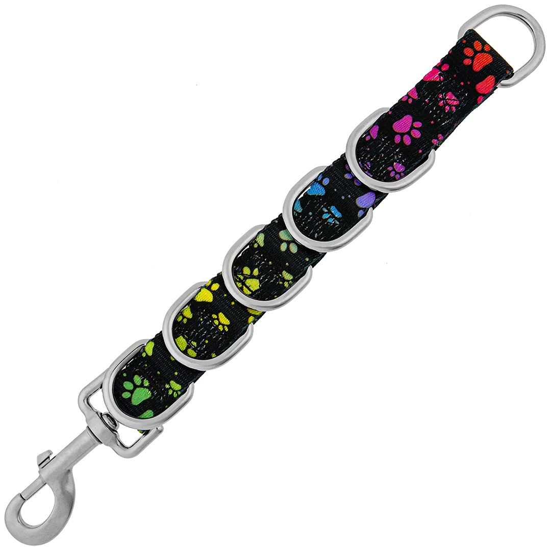 Extenders Rainbow Pretty Paws Regular Snap Single Sided by Groom Loop
