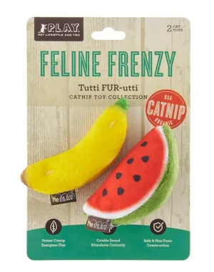 Feline Frenzy Tutti FUR-utti Catnip Toy Set of 2
