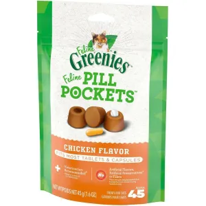 Greenies Feline Pill Pockets Chicken Flavor