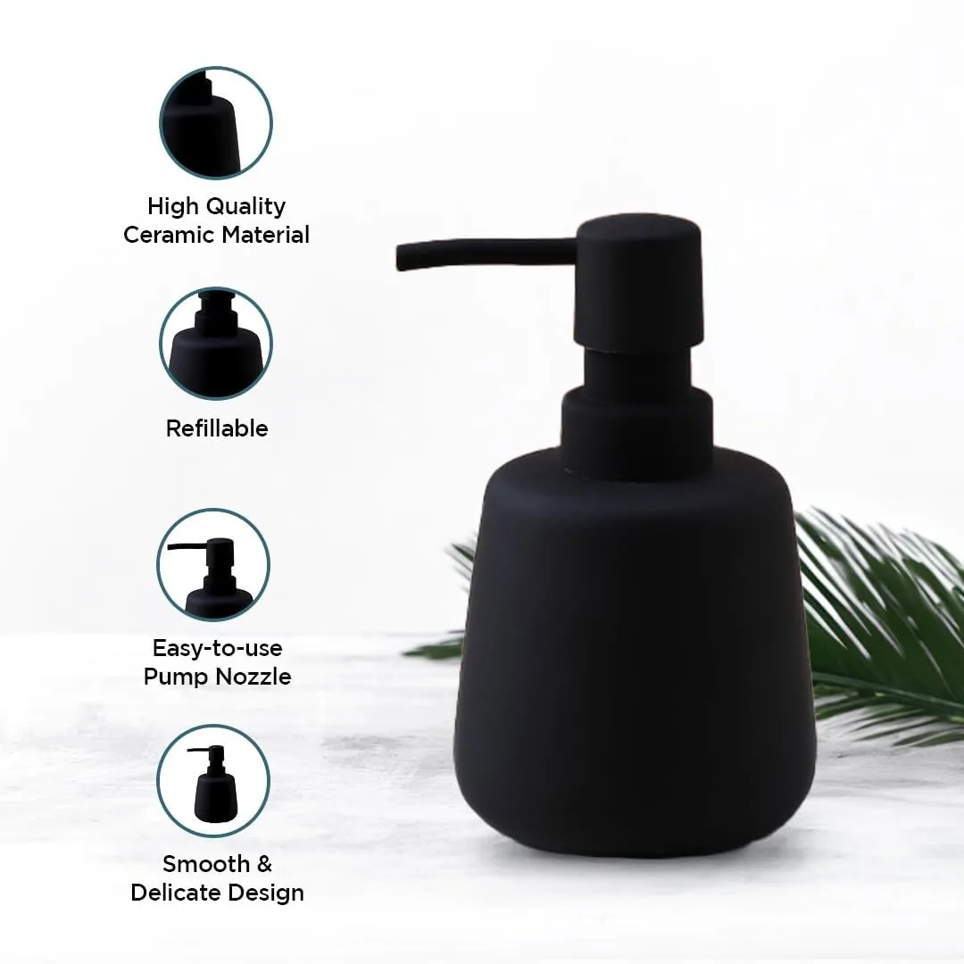 Homestic Liquid Soap Dispenser | Handwash Soap Dispenser | Soap Dispenser for Wash Basin | Shampoo Dispenser Bottle | Bathroom Dispenser Bottle | 3 Piece | 260 ml | JY00159PK | Pink