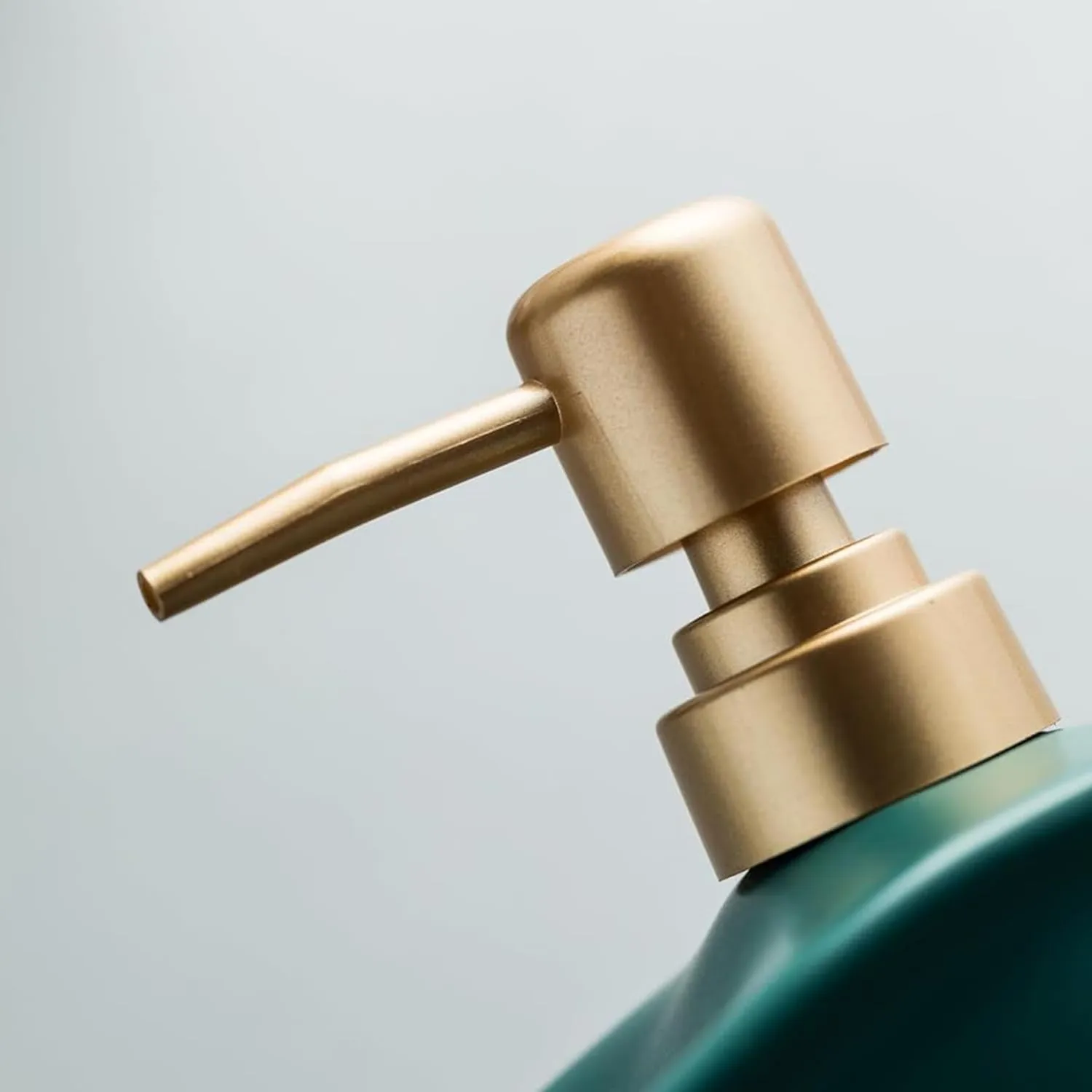 Homestic Liquid Soap Dispenser | Handwash Soap Dispenser | Soap Dispenser for Wash Basin | Shampoo Dispenser Bottle | Bathroom Dispenser Bottle | 350 ML | Green
