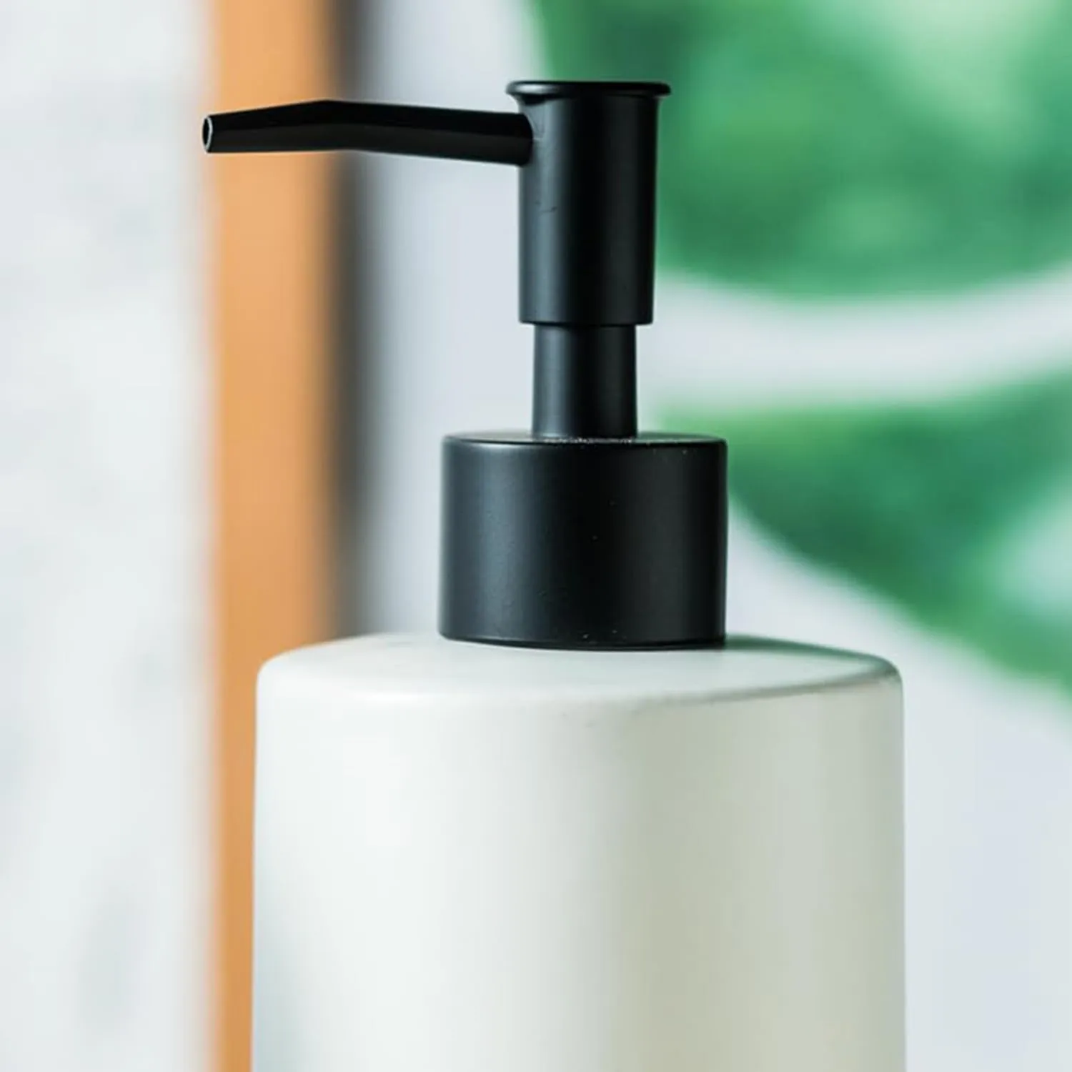 Homestic Liquid Soap Dispenser | Handwash Soap Dispenser | Soap Dispenser for Wash Basin | Shampoo Dispenser Bottle | Bathroom Dispenser Bottle | 350 ML | White