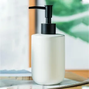 Homestic Liquid Soap Dispenser | Handwash Soap Dispenser | Soap Dispenser for Wash Basin | Shampoo Dispenser Bottle | Bathroom Dispenser Bottle | 350 ML | White