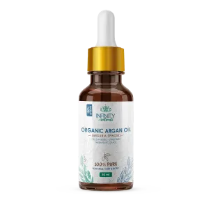 Infinity Naturals 100% Pure Organic Argan Oil ( Face , Hair , Body )