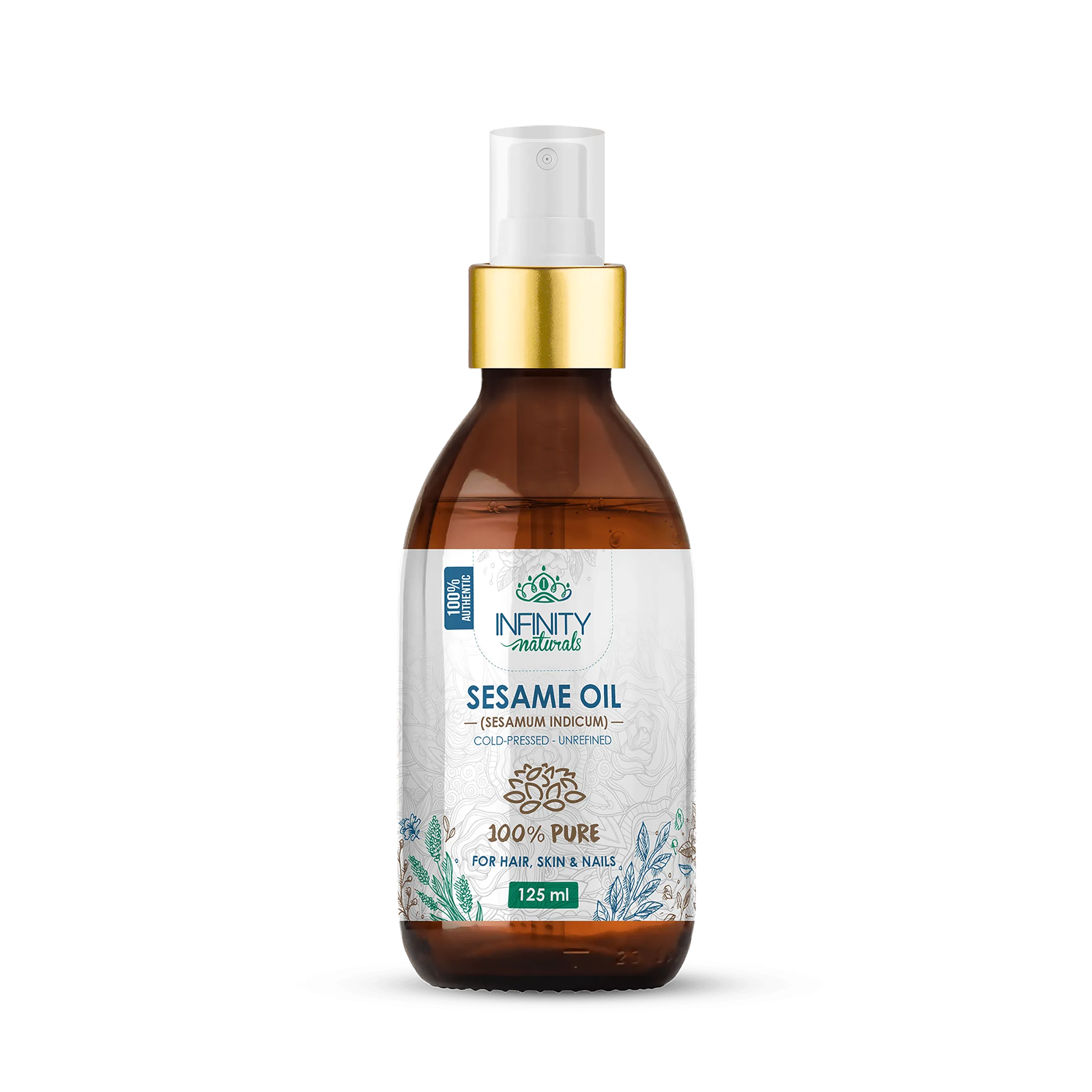 Infinity Naturals 100% Pure Sesame Oil ( Hair , Skin & Nails )