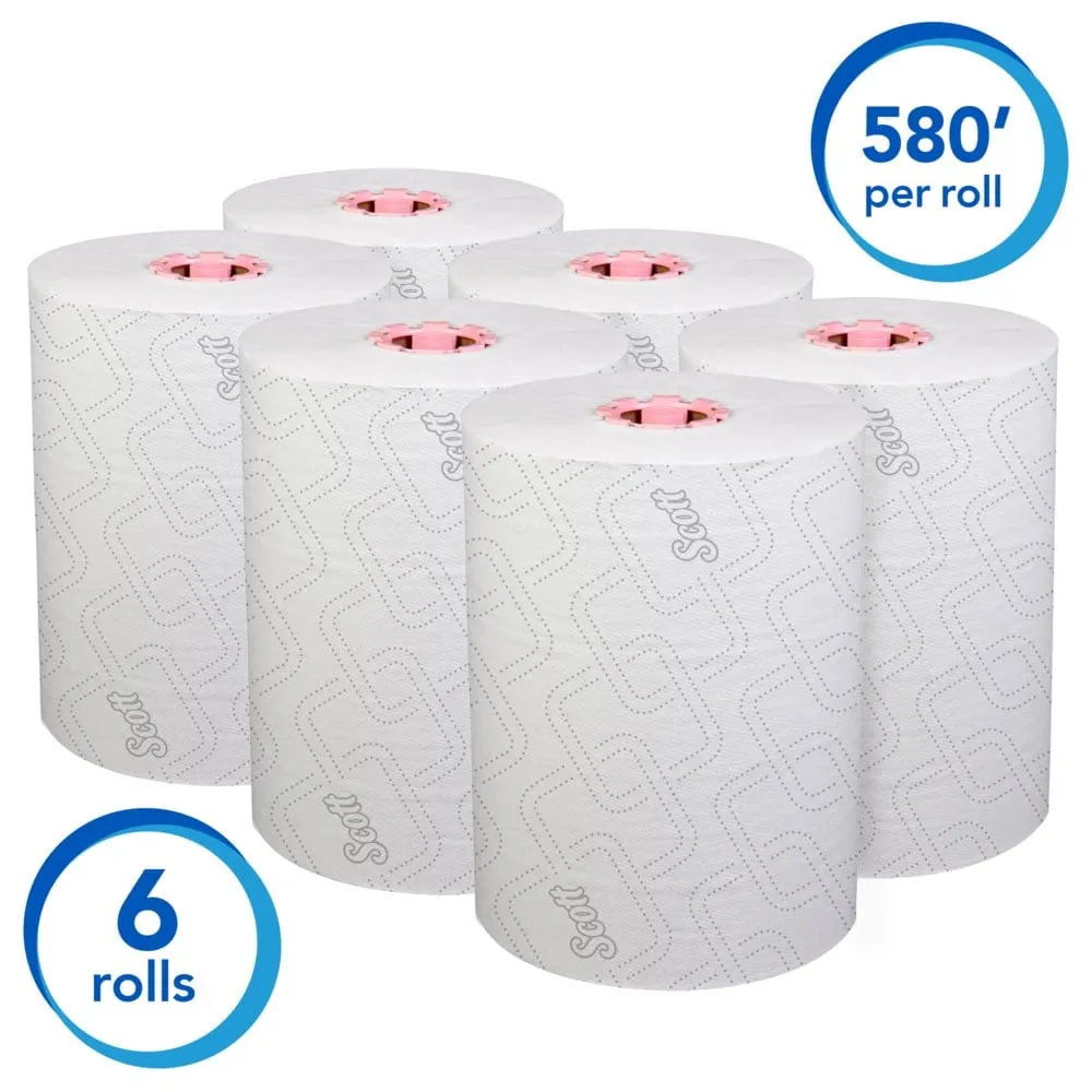 Kimberly Clark Scott Control Slimroll Towels, Pink Core