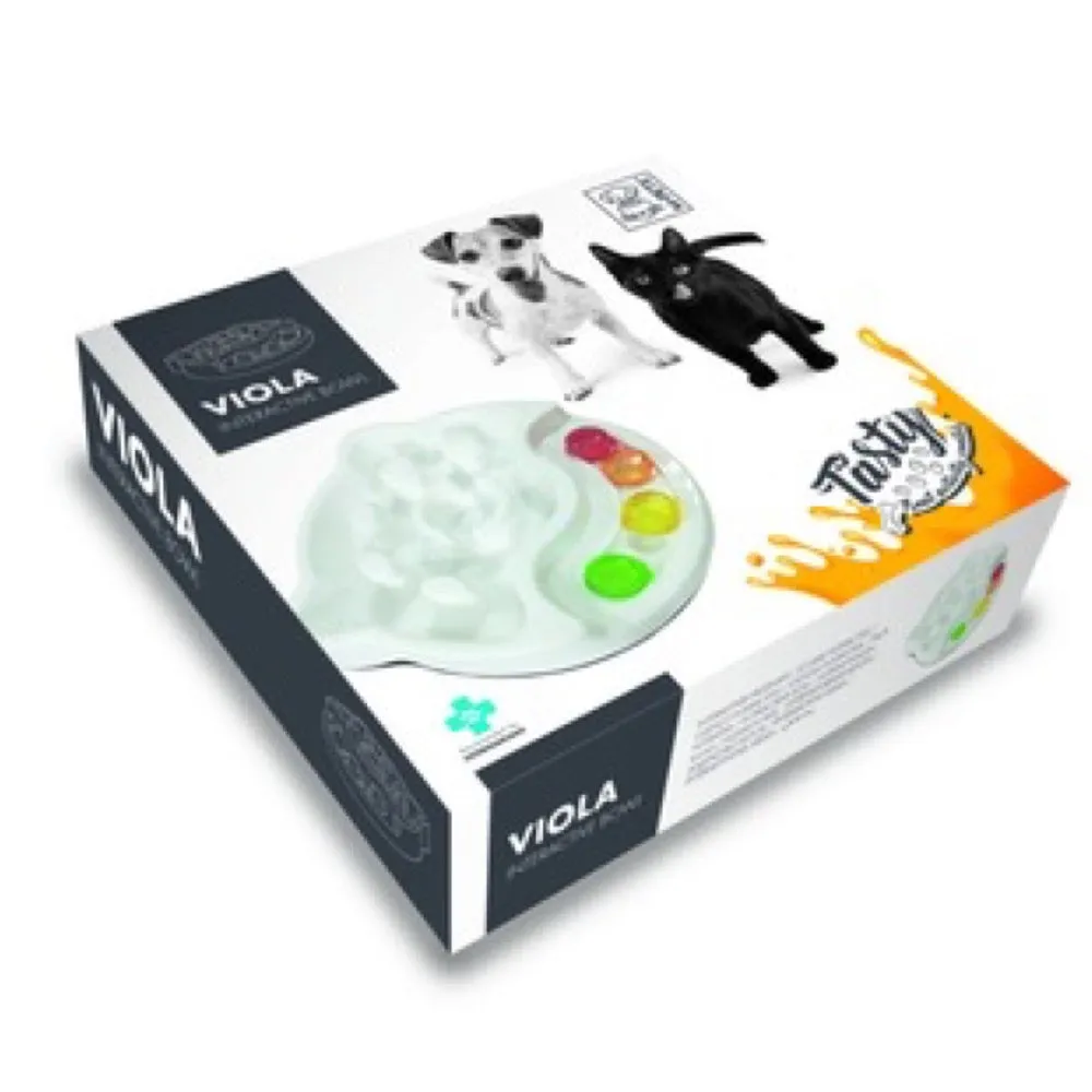 M-Pets Tasty Viola Interactive Bowl For Cats & Dogs
