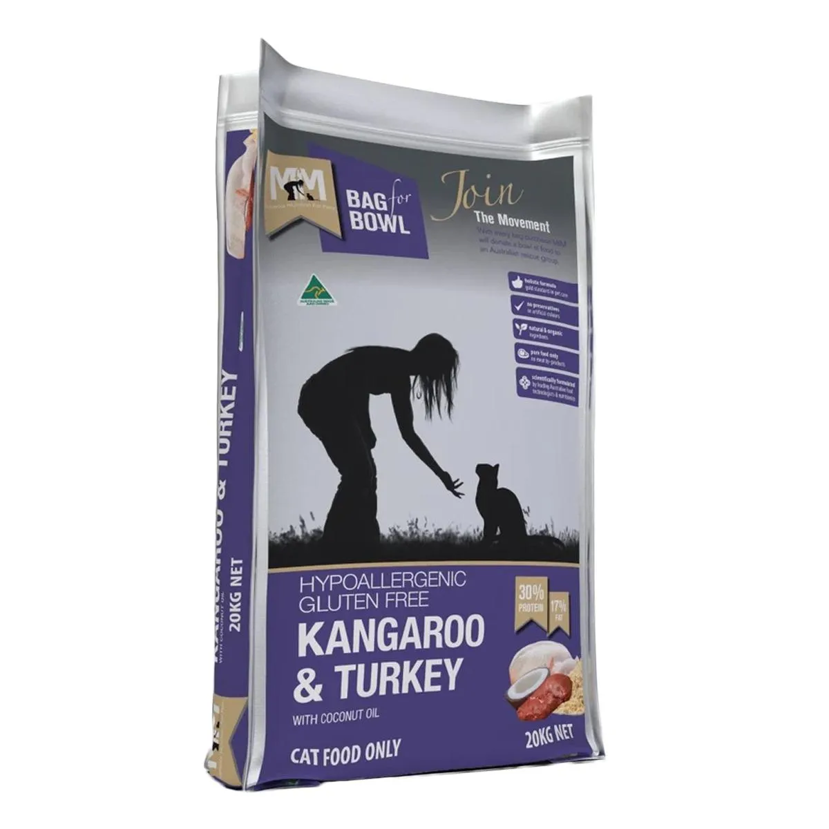 Meals For Meows Adult Kangaroo & Turkey Dry Cat Food
