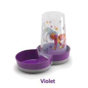 Moderna Tasty 2-in-1 Water & Food Dispenser Friends Forever 1,5L - Violet