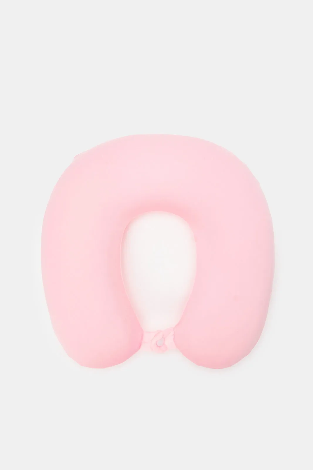 Pink U Shape Soft Travel Pillow