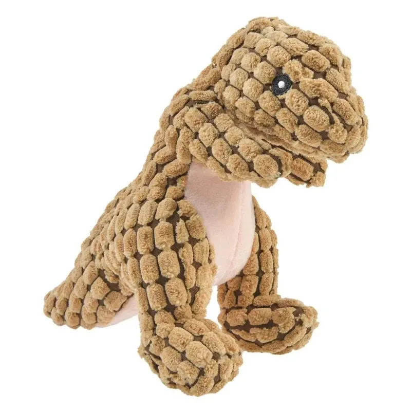 Plush Dinosaur Toy for Dogs & Cats – Interactive & Chewable