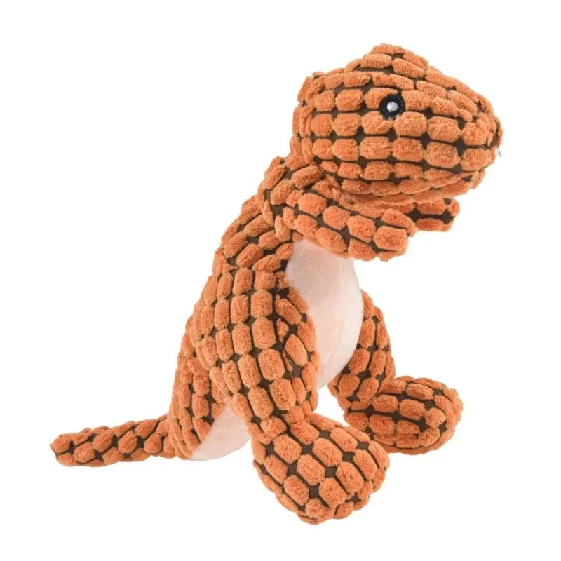 Plush Dinosaur Toy for Dogs & Cats – Interactive & Chewable