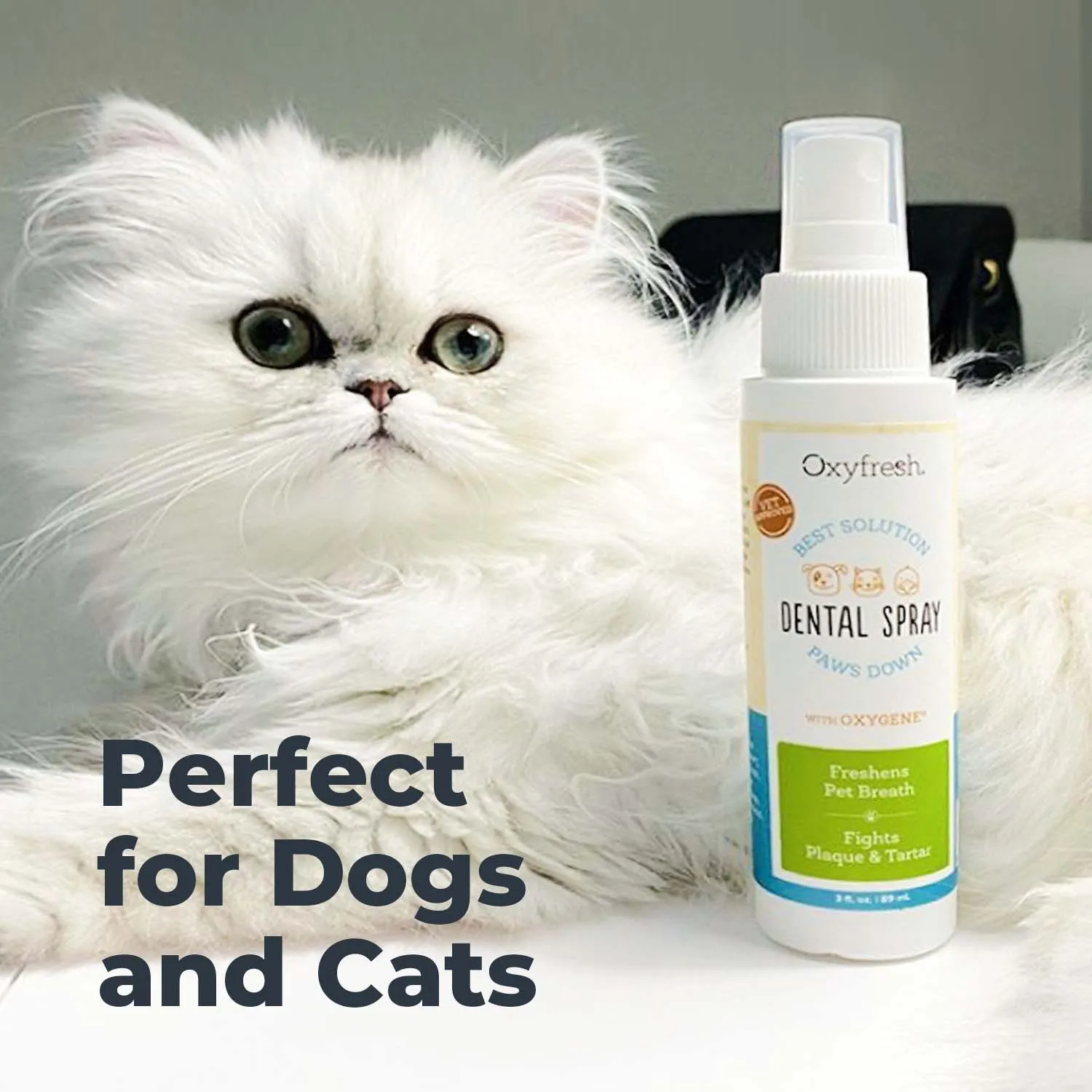 Premium Pet Dental Spray - Fastest Way to Eliminate Pet Bad Breath