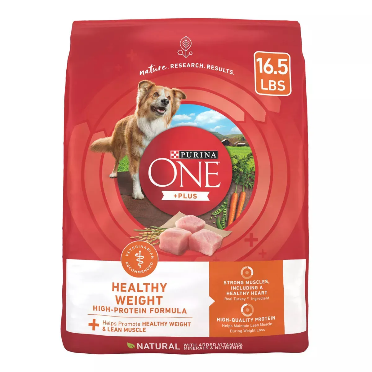 Purina ONE  Plus Healthy Weight High-Protein Formula Dry Dog Food - 16.5lbs.