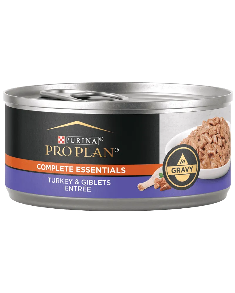 Purina Pro Plan Complete Essentials Turkey & Giblets Entrée In Gravy Wet Cat Food