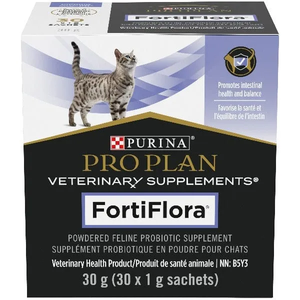 Purina Pro Plan Veterinary Supplements FortiFlora: Powdered Probiotic Supplement for Cats