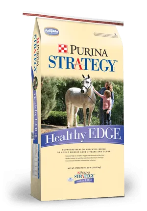 PURINA STRATEGY HEALTHY EDGE HORSE FEED W/ OUTLAST