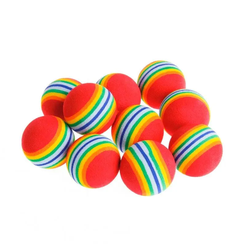 Rainbow Ball Cat Toy - Interactive Play, Training, Chewing, Scratching