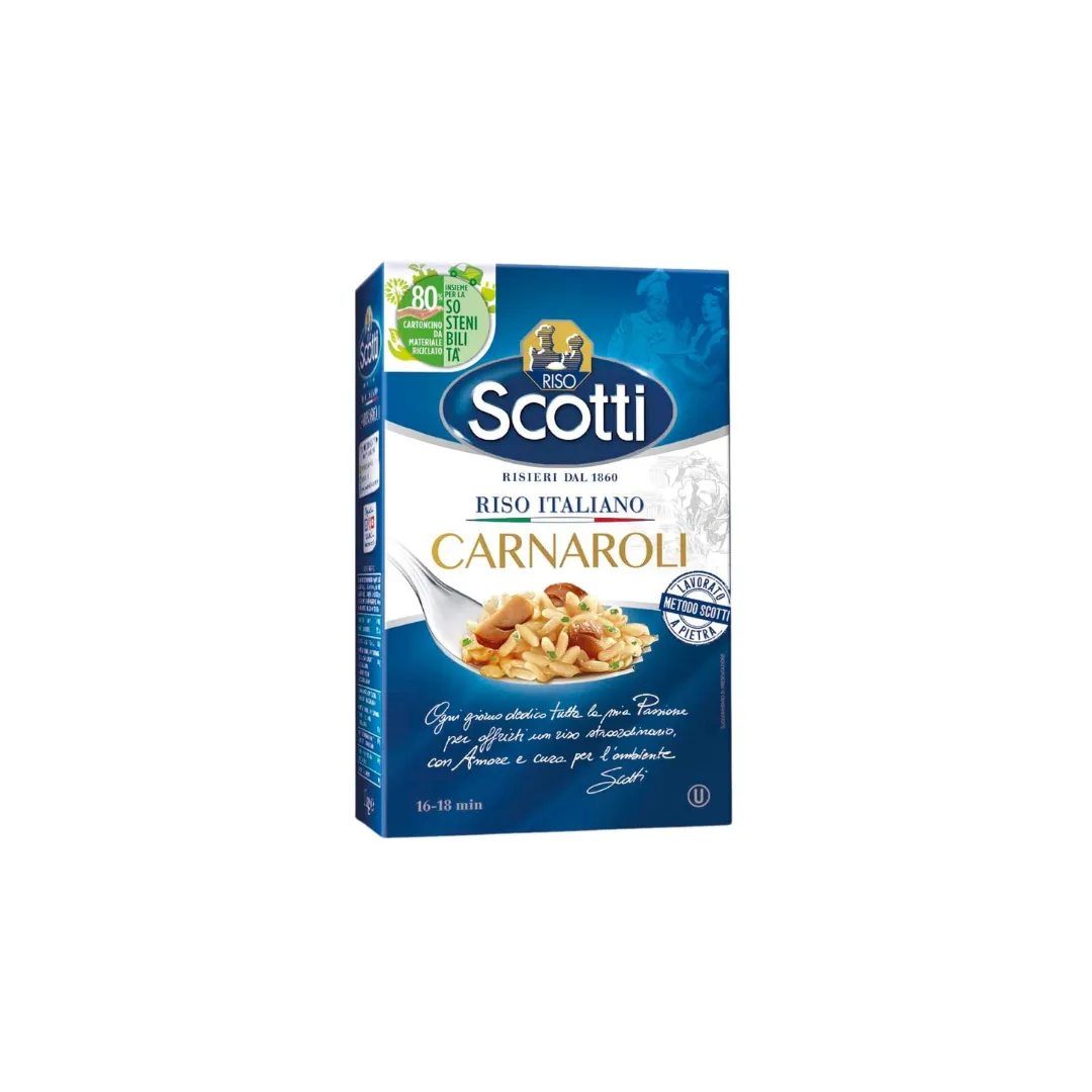 Scotti Riso Carnaroli Premium Italian Rice 1 Kg – Best Rice for Risotto