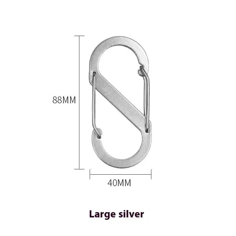 ShineTrip Outdoor S-shaped Mountaineering Buckle Backpack Quick Hanging Aluminum Alloy Outdoor Camping Multi functional Hook