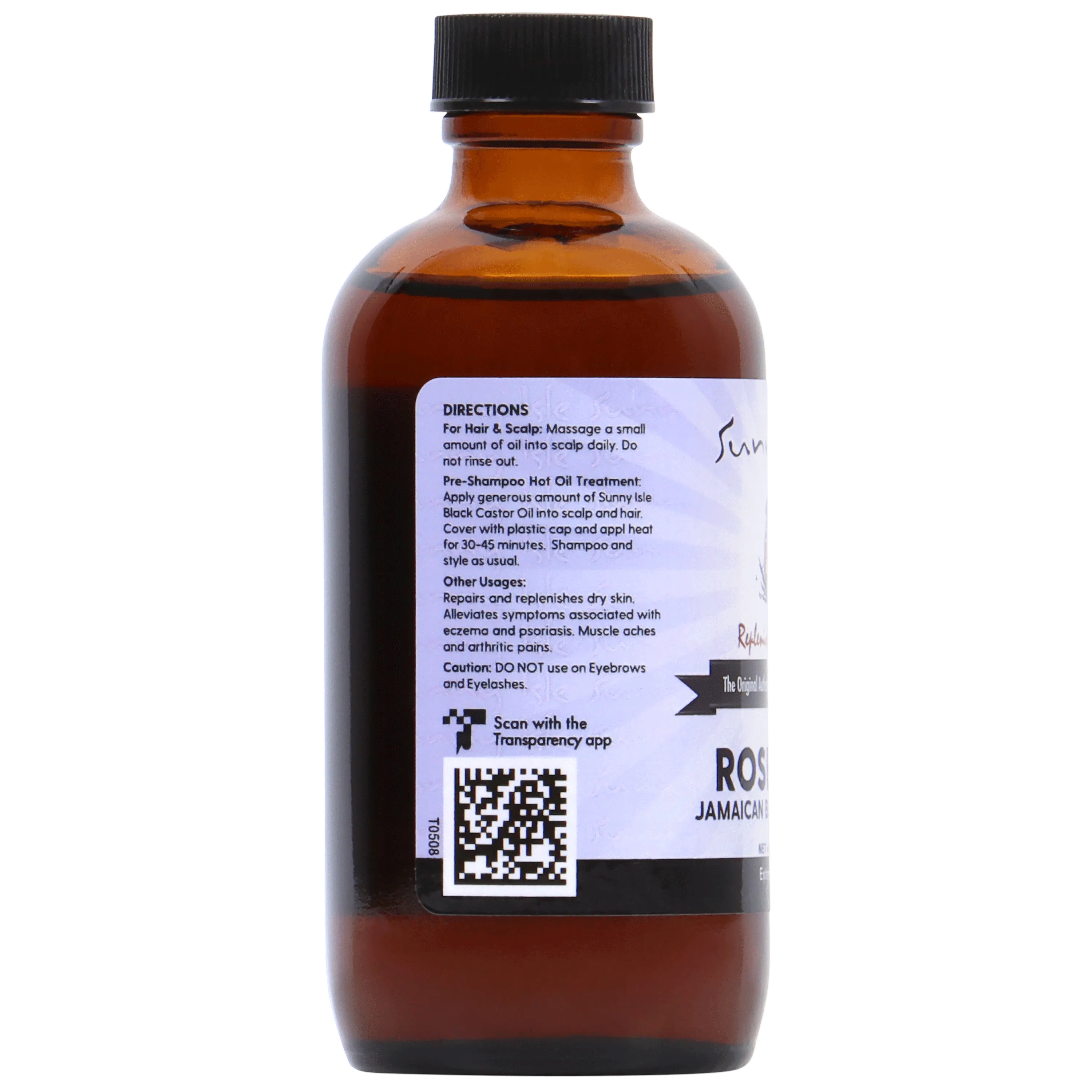 Sunny Isle Rosemary Jamaican Black Castor Oil 4oz