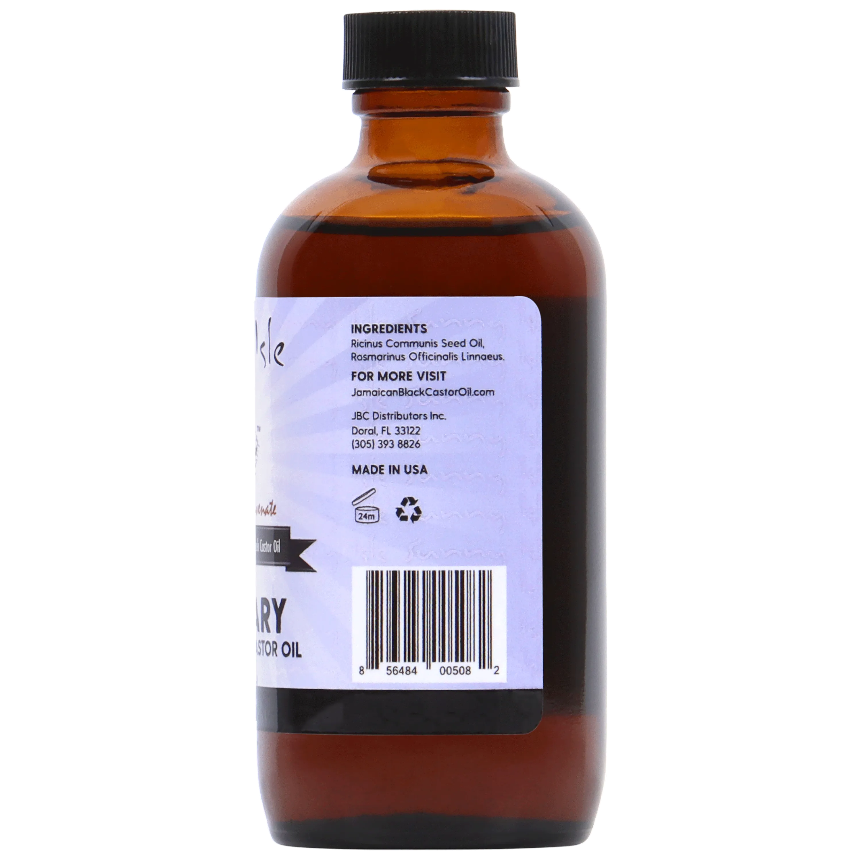 Sunny Isle Rosemary Jamaican Black Castor Oil 4oz
