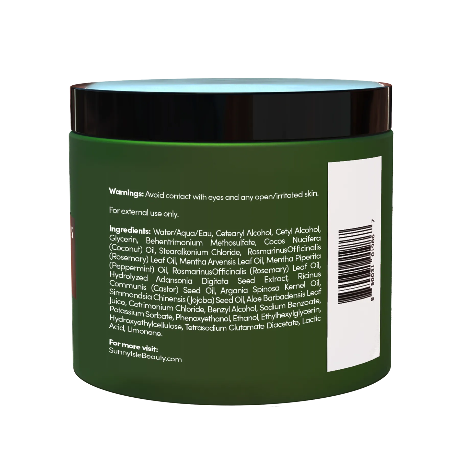Sunny Isle Rosemary Mint Hair & Strong Roots Masque 16oz